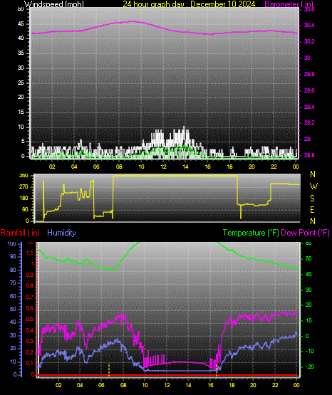 24 Hour Graph for Day 10